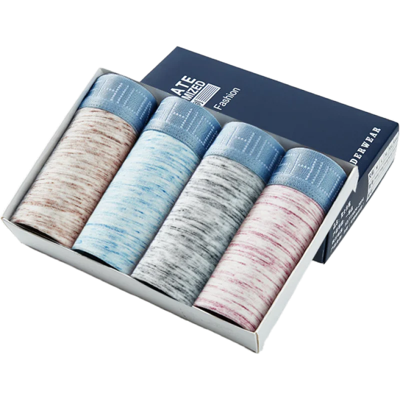 

Boxer Shorts Men Pure Cotton Colorful Health Never Fade Breathable Comfortable Ethika Boxers for Men 1pcs