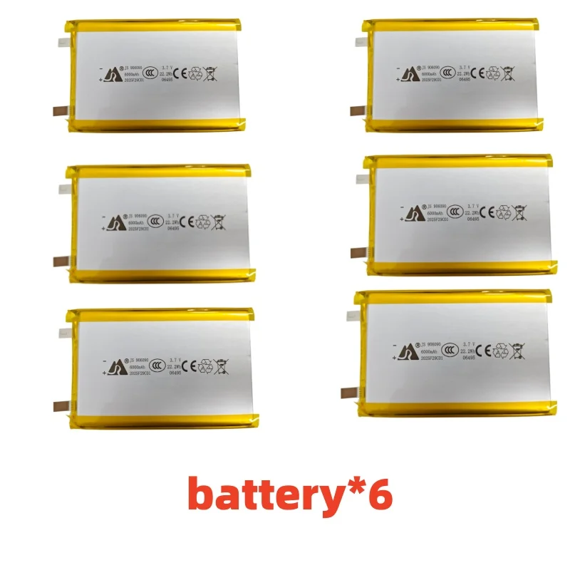 Фото Уличная высокомощная Bluetooth-колонка с литиевой батареей 3.7V 6000mAh 906090 22.2Hh, мягкий корпус, полная емкость №5