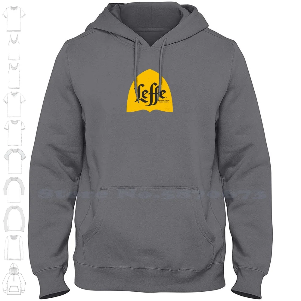 Повседневная одежда с логотипом Leffe толстовка из 100% хлопка худи графическим