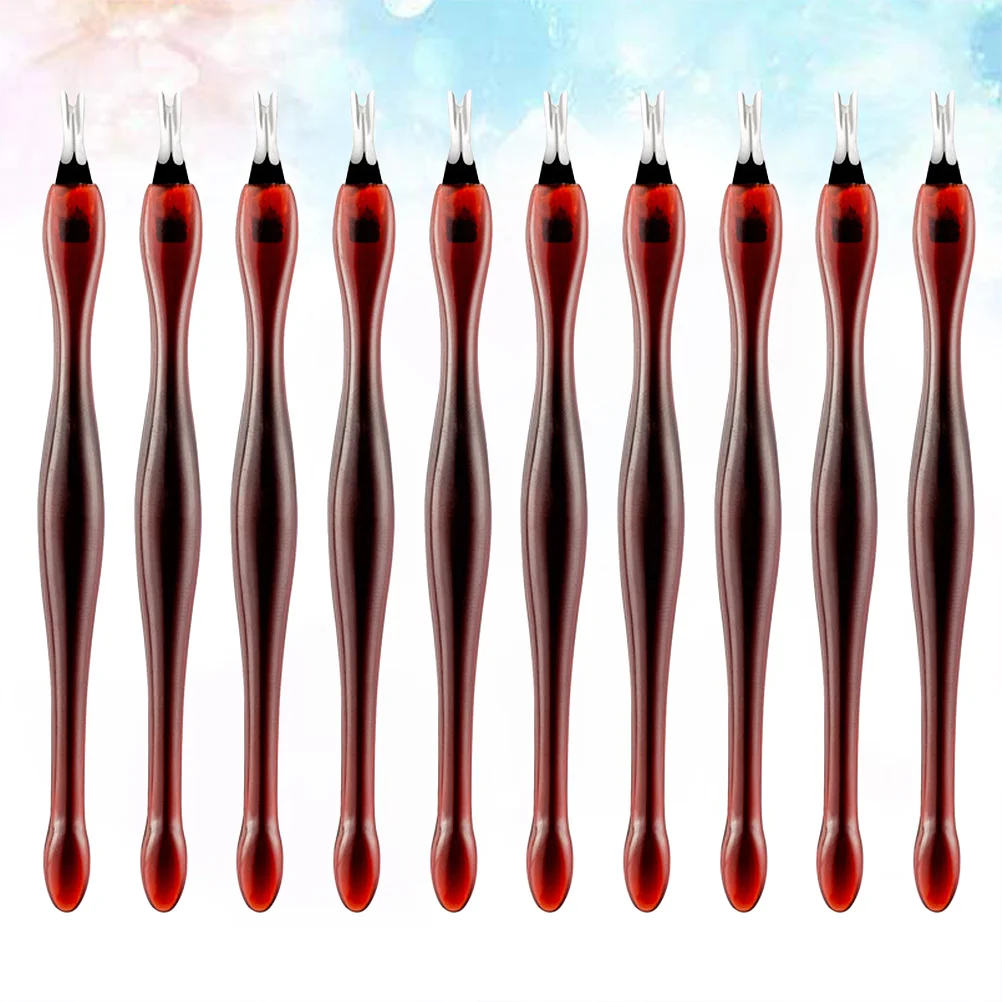 

40pcs Stainless Steel Manicure Tools Nail Cuticle Pusher Trimmer Remover Dead Skin Callus Removal Fork for Man Woman