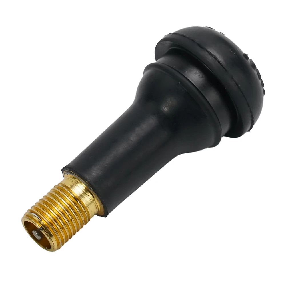

4pc TR413 Rubber Nozzle High Quality Tire Universal Valve Tubeless Nozzle Wi/ Valve Core Of PTFE Seal Aluminum Alloy Valve Stem