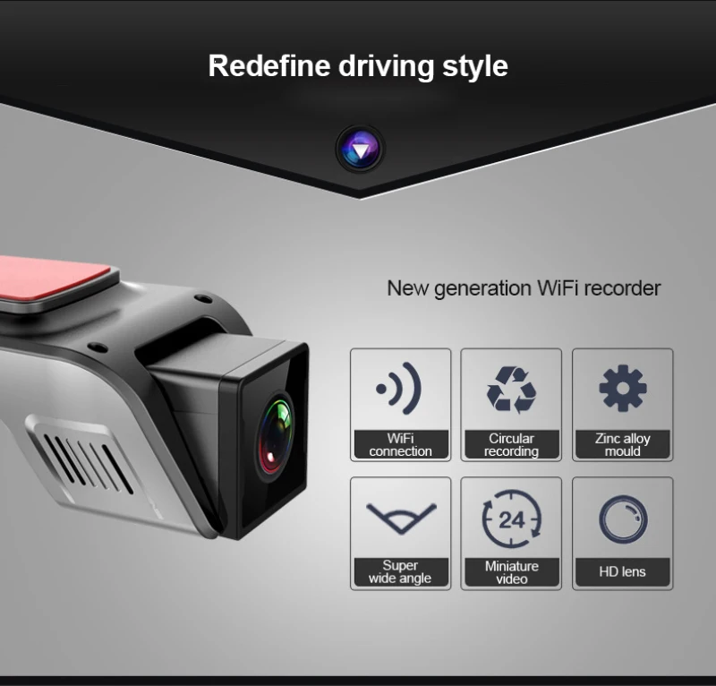 

Hidden DVR Mini Dash Cam Car Camera 24H Parking Monitor Driving Recorder 1080P Loop Recording Car Accessories Car Electronics