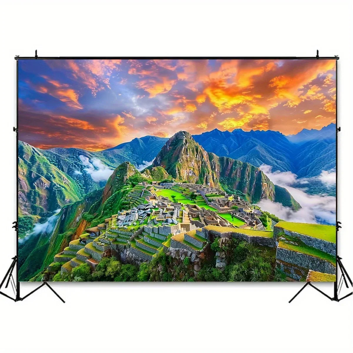 Перуанский Гобелен Cusco С Восходом Солнца Настенный Подвесной Историческим