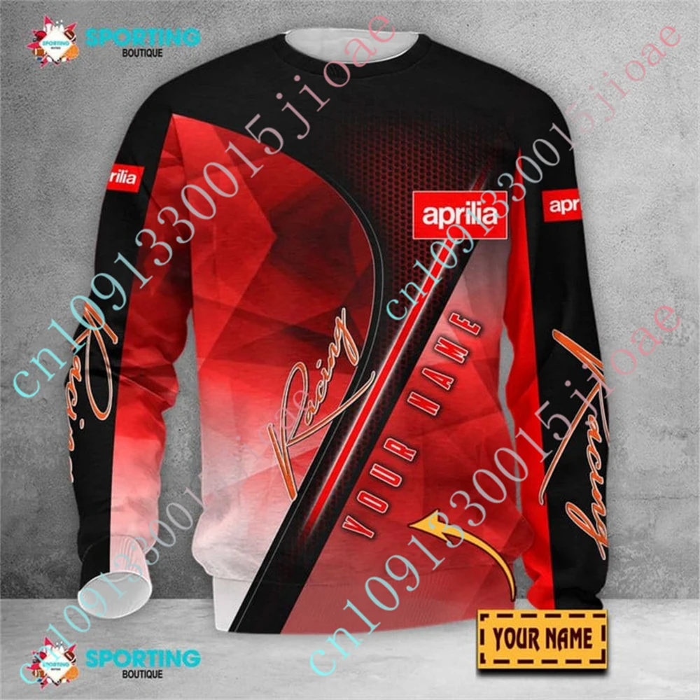 Толстовка Aprilia повседневная футболка большого размера с аниме для мужчин и