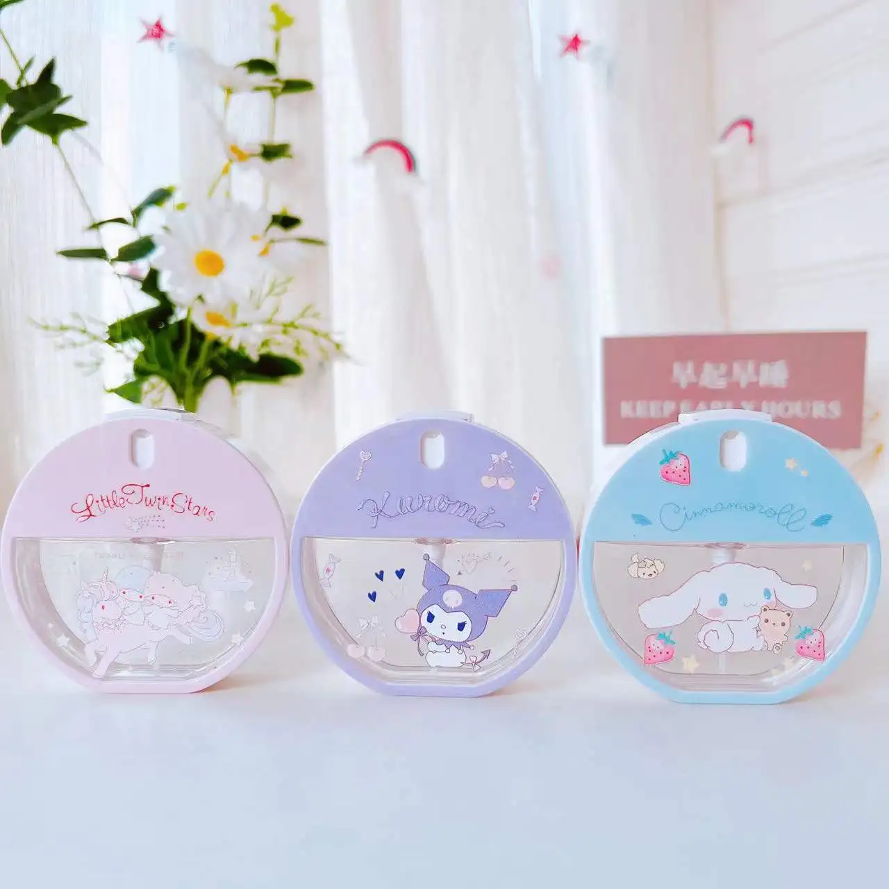 

30 мл Kawaii Sanrio бутылка-распылитель с рисунком аниме Kuromi распылитель для духов Kitty Портативный флакон для косметики распылитель для путешестви...