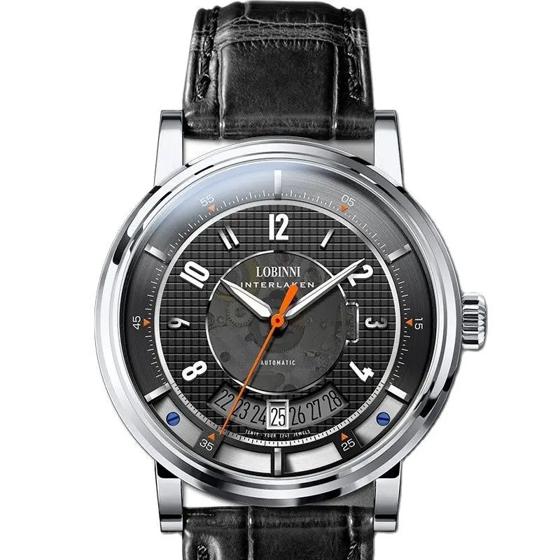 

Luxury Brand LOBINNI Japan Import NH35A Automatic Mechanical Men's Watches Sapphire Luminous Waterproof Auto Date ClocksL16028