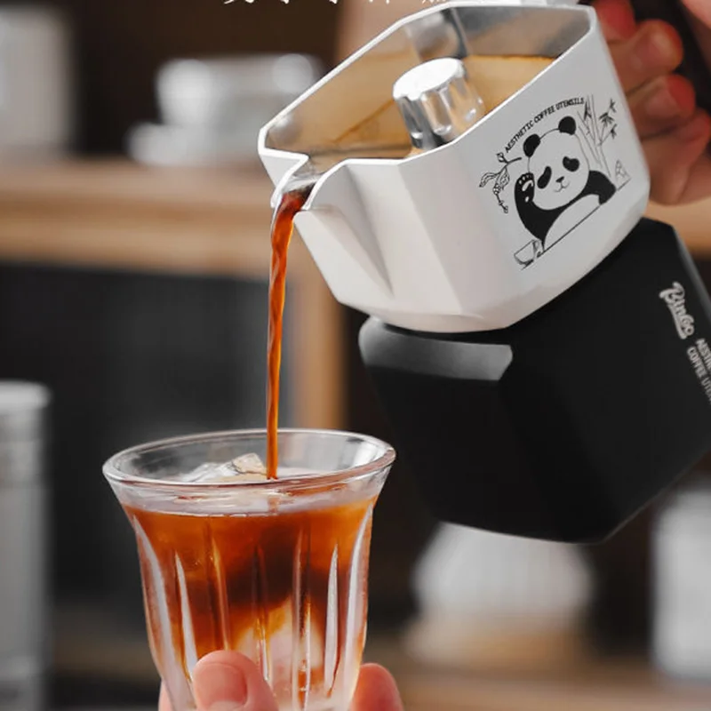 Милая кофемашина в стиле коричной итальянской кофейники кавайная мультяшная