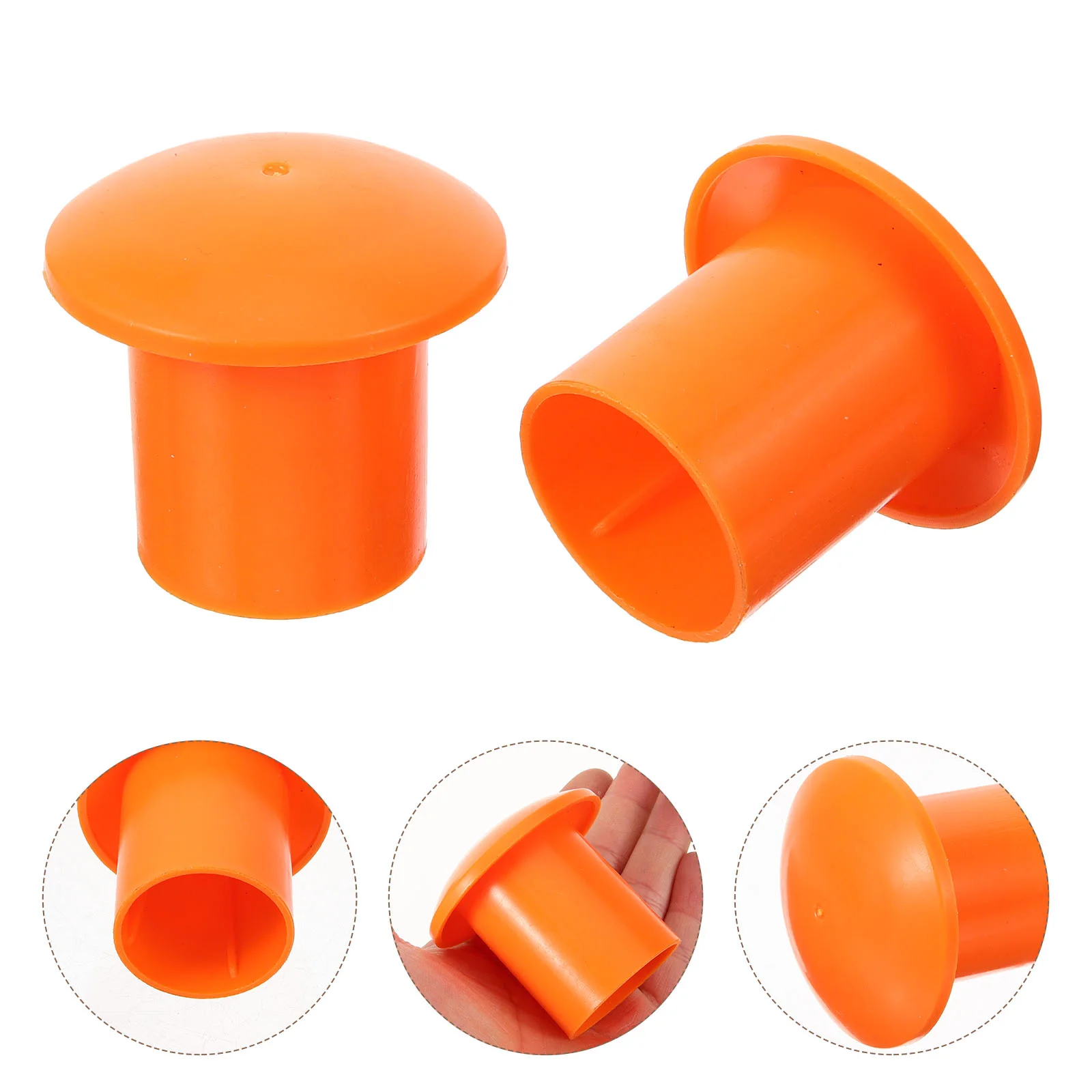 

40 Pcs An Fittings Rebar Safety Caps Protector Practical Sleeve Plastic Mushroom End Protective Cover For