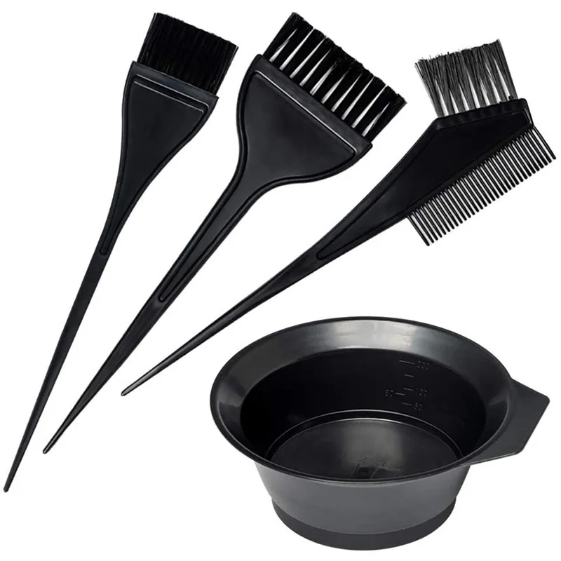 

5pcs/set Hairdressing Coloring Brushes Bowl Combo Salon Hair Color Dye Tint DIY Tool Set Kit Styling Tools Hair Color Tools
