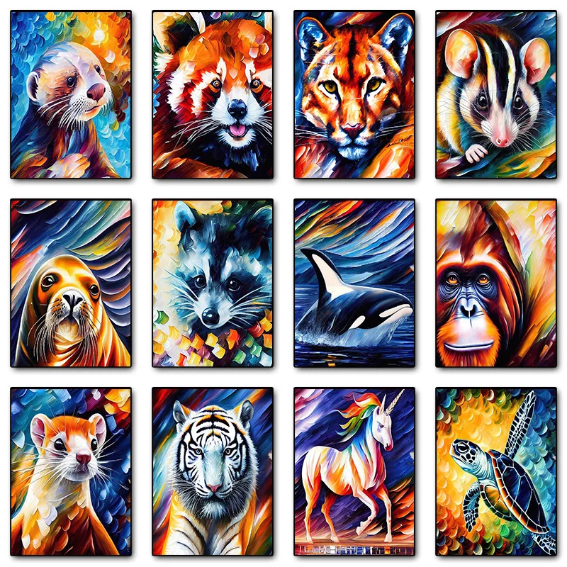 Современный стиль печать на холсте с рисунками животных Орка Кията черепаха