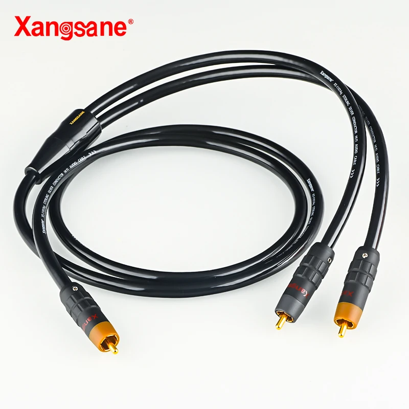 Высококачественный Hi-Fi кабель rca к 2rca высококачественный переходник с сабвуфером