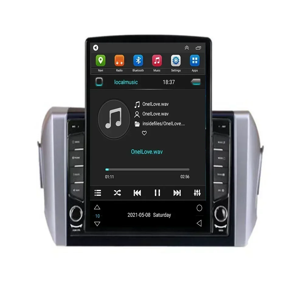 Android 13 для TOYOTA INNOVA 2015 2016 2017-2035 Tesla Style Вертикальный автомобильный радиоприемник