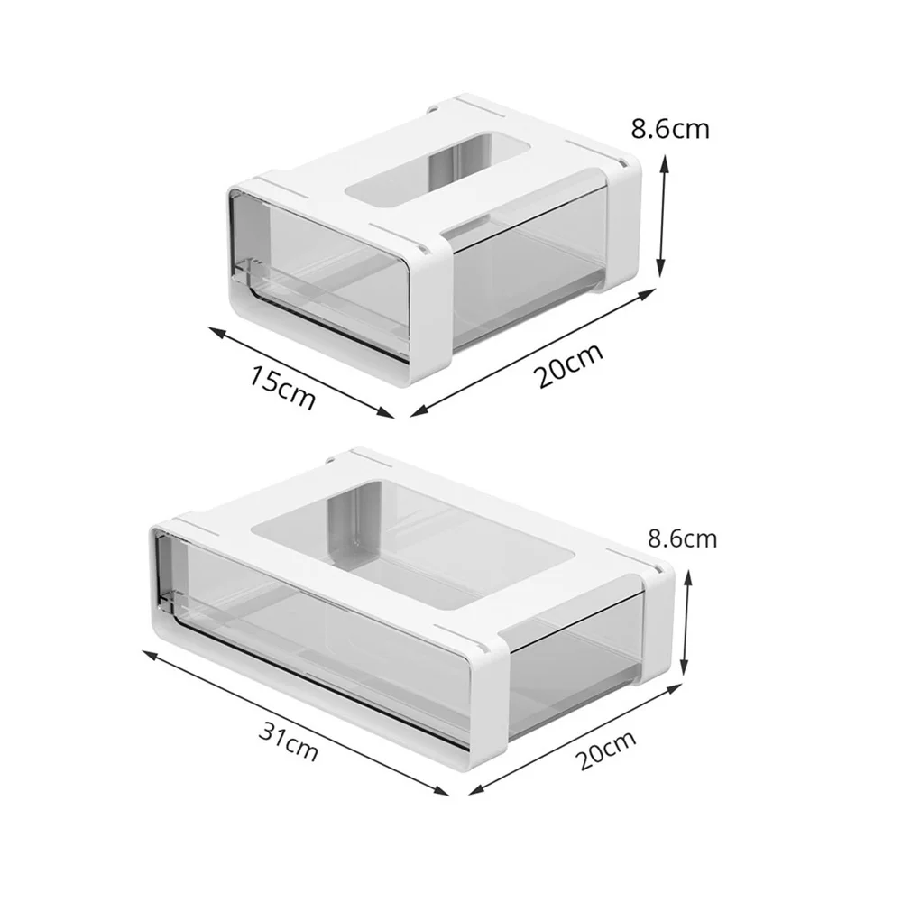 Самоклеящийся ящик для хранения подставка скрытая коробка органайзер