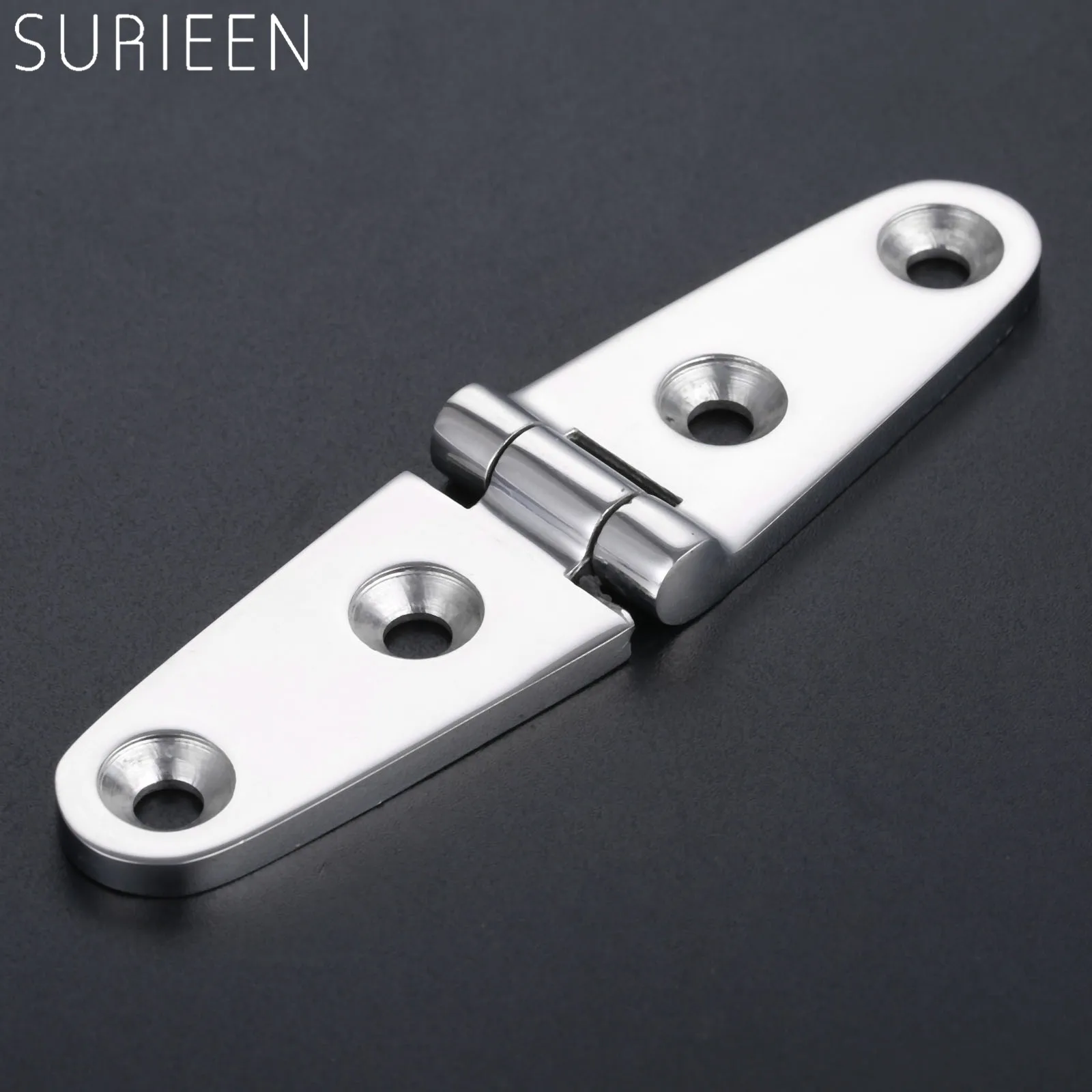 

103*27 мм Морской сорт 316 нержавеющая сталь 4 отверстия люк кабины лодки палуба двери штамп ремень петля подходит для лодки яхты