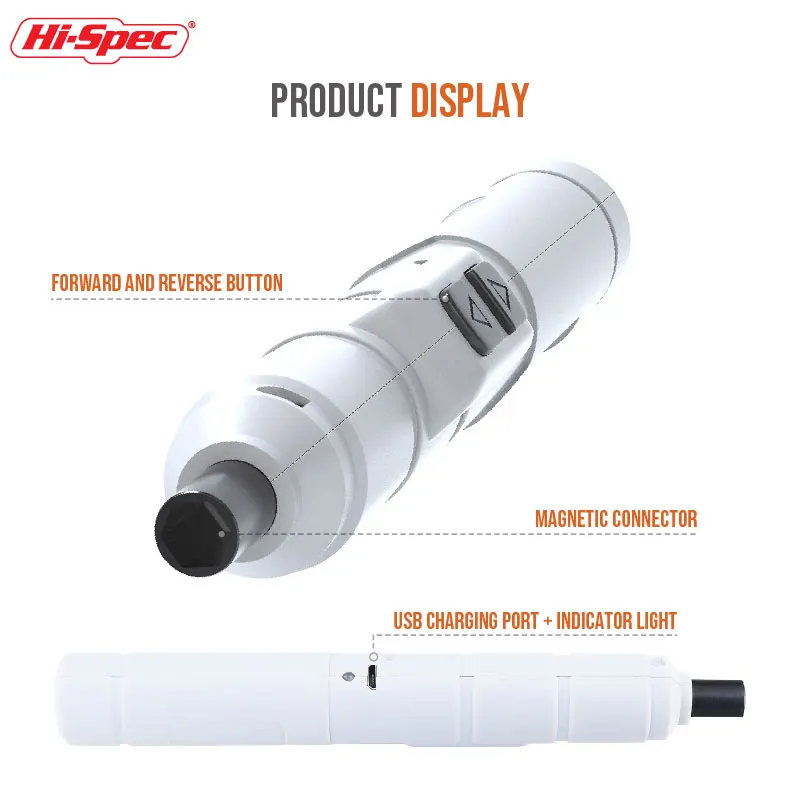 hi spec cordless usb rechargeable electric screwdriver pen type 3 6v screw driver with bits phone watch repairing hand tool free global shipping