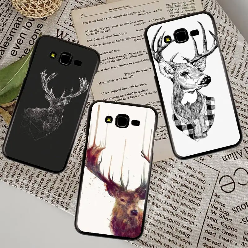 

Minimalist Animal Deer Phone Case For Samsung Galaxy A51 A50 A71 A21s A31 A41 A10 A20 A70 A30 A22 A02s A13 A53 5G Cover Coque