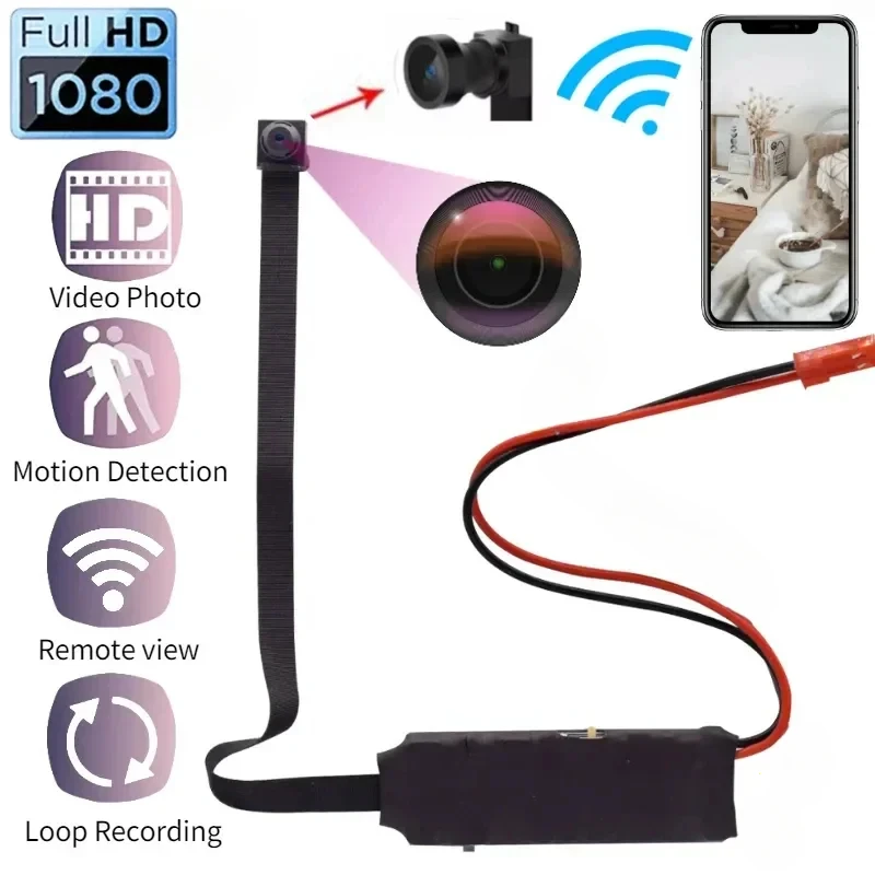 Мини-камера DIY WIFI IP мини-камера модуль движения DV 1080P P2P камера видеорегистратор