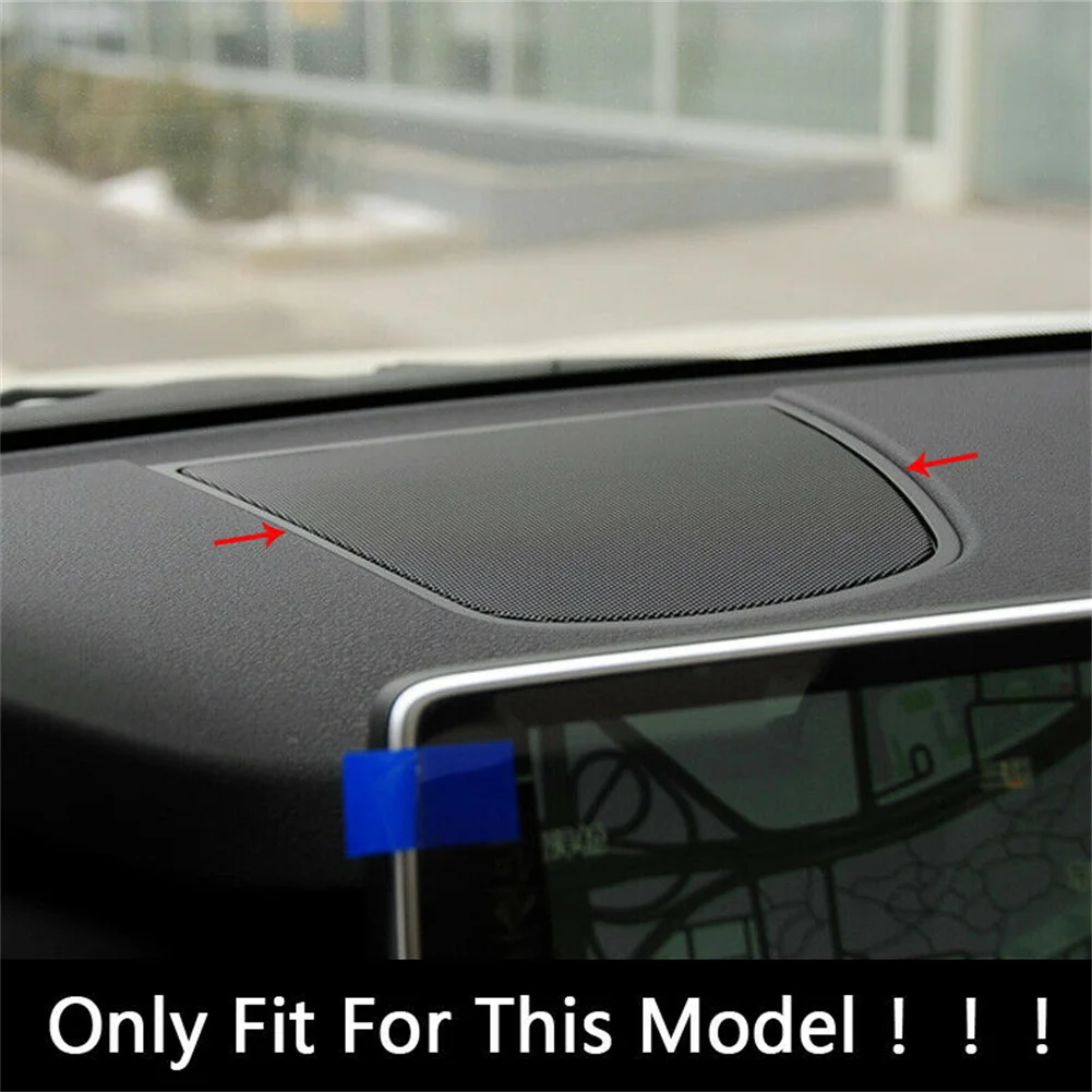 

Car Center Console Audio Speakers Frame Trim For X5 F15 X6 F16 2014 Car Accessories High-quality Instrument Panel Speaker Frame