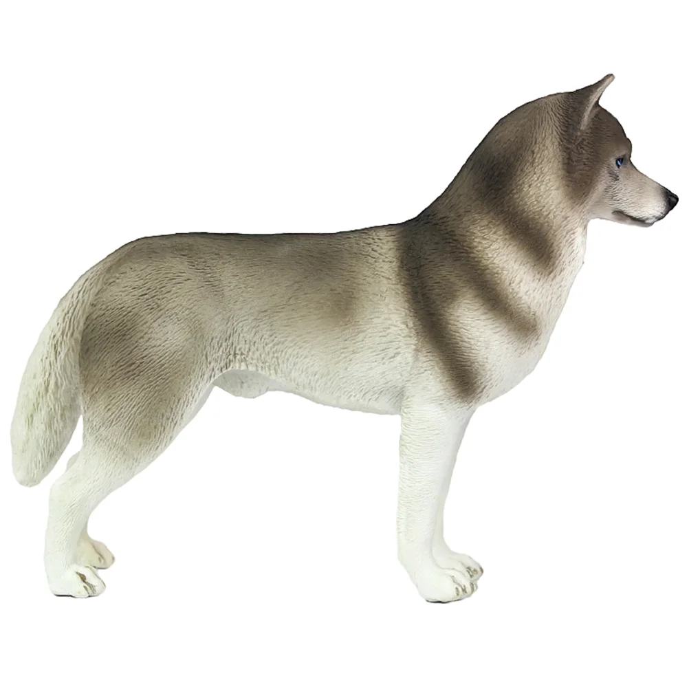 

Simulation Husky Animal Decor Dog Decoration The Dog Simulated Animal Model Dog Statue Dog Figurines Kids Child