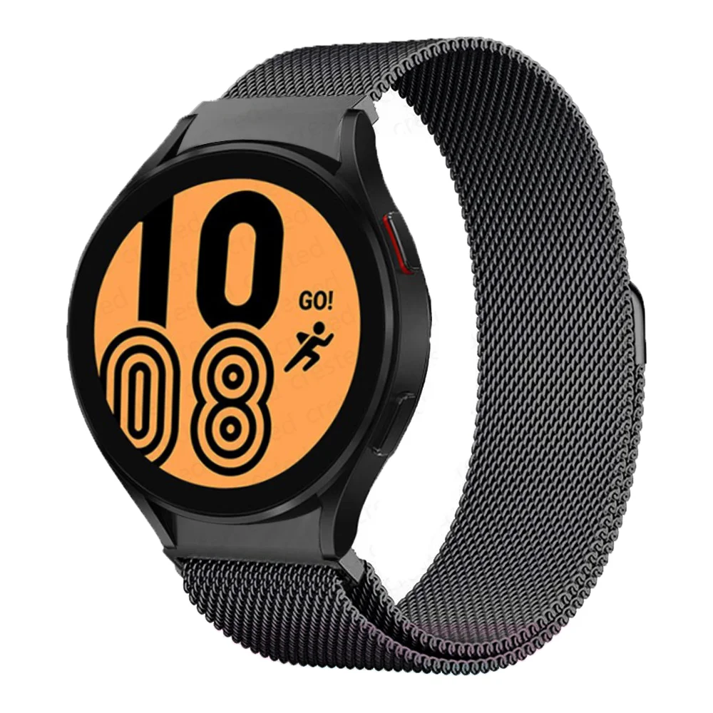 Магнитный ремешок для Samsung Galaxy Watch 4 5 44мм 40мм аксессуары Без зазоров ремешок Браслет Классика 46мм 42мм Полоса