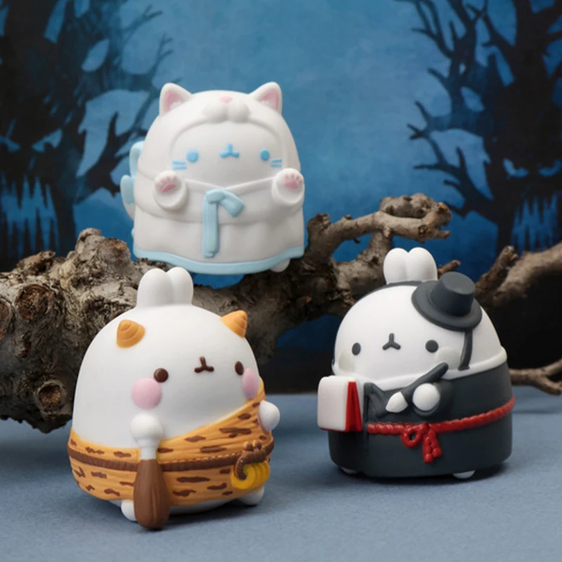 Игрушка кролик-сюрприз Molang Корейская популярная Милая аниме фигурка из серии