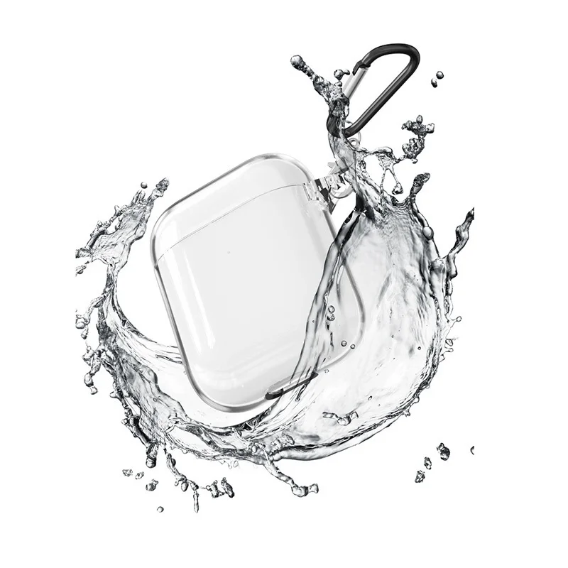 

Earphone case crystal earphone case Apple AirPods case Silicone transparent case Airpods accessory charging case x