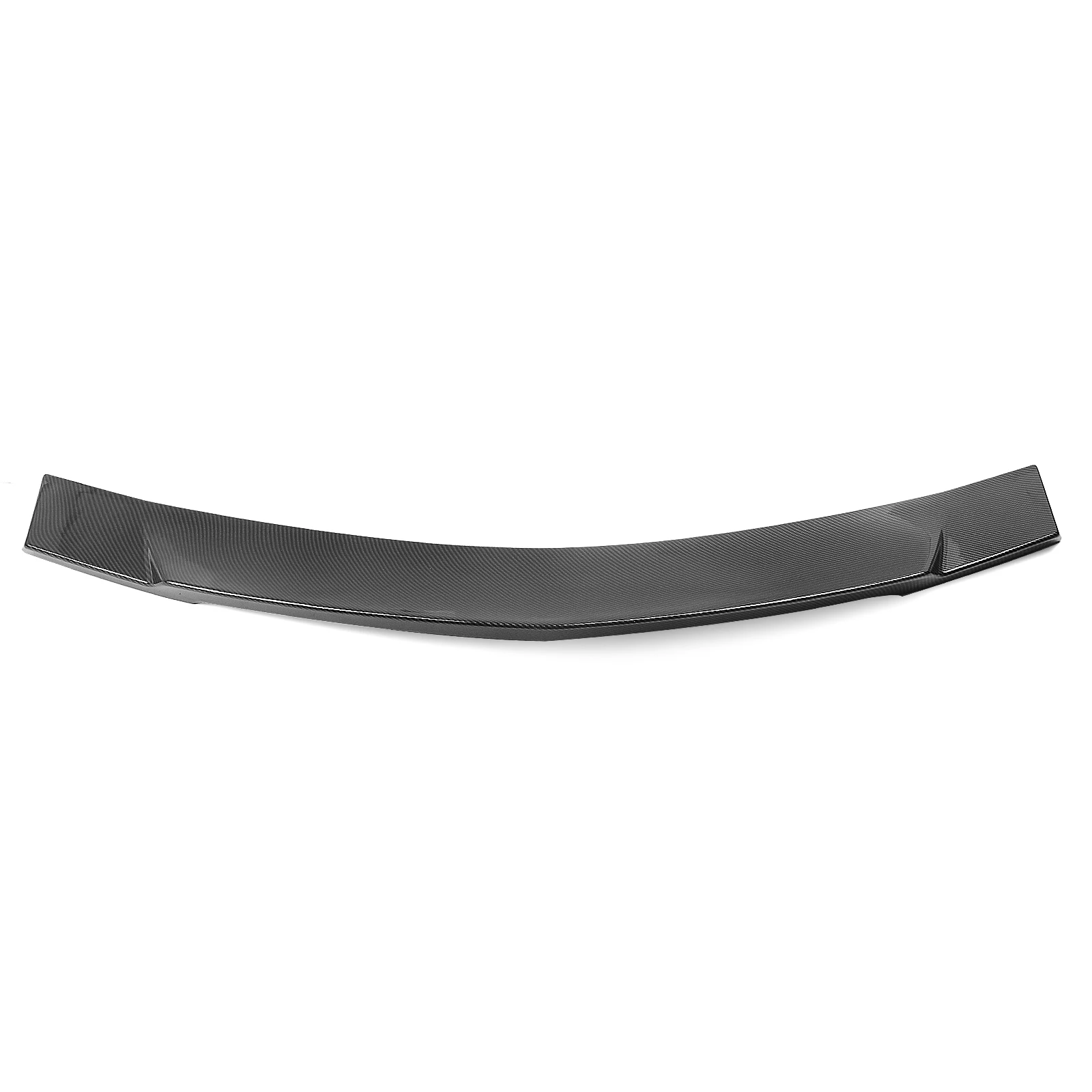 Задний спойлер на крышку багажника, крыло для Cadillac CTS 2008-2013, седан, 4-дверный, только глянцевый черный/ABS, вид из углеродного волокна, автомобильный хвостовой сплиттер