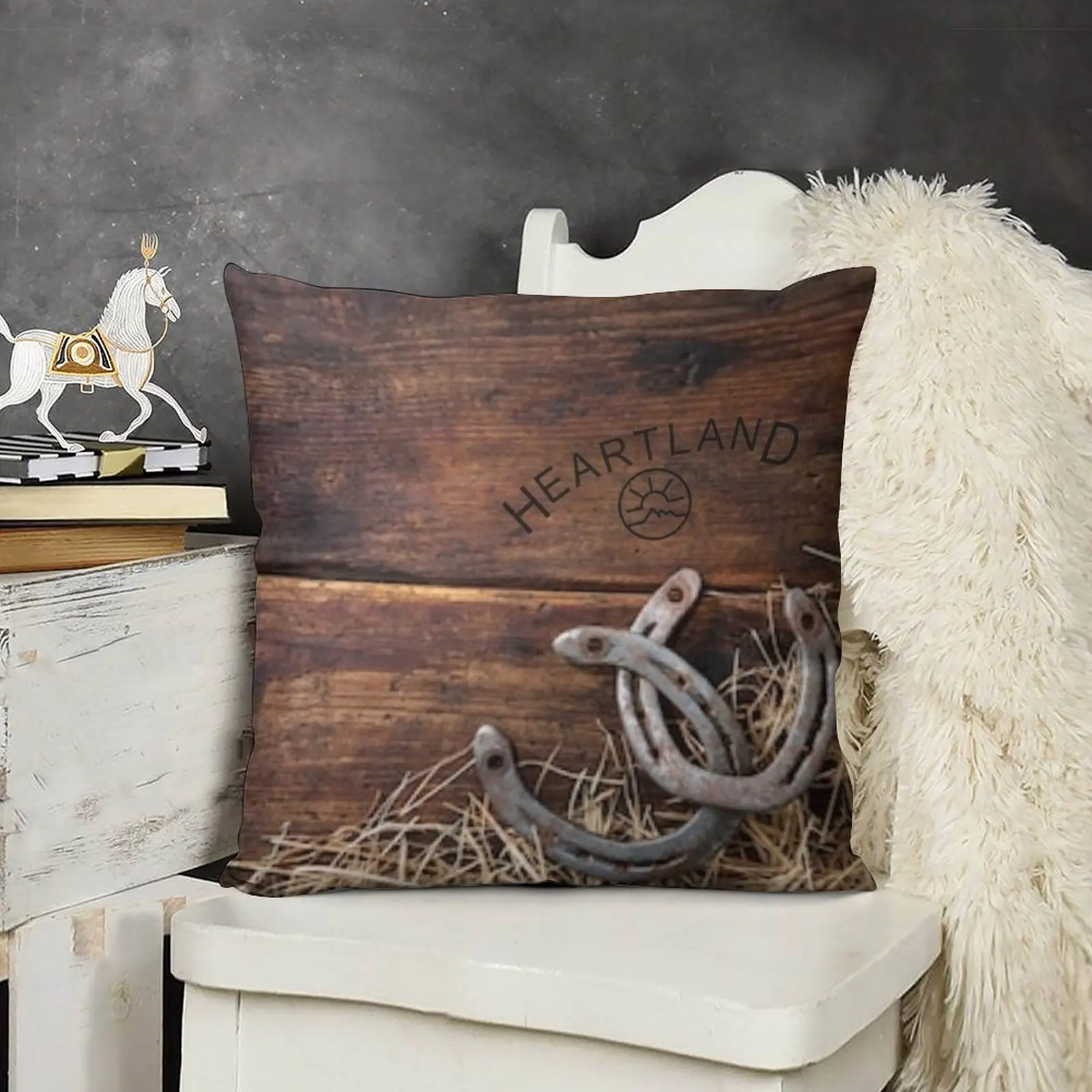 Роскошный чехол для подушки с рисунком искусственного мрамора HL