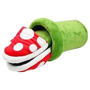 Плюшевые тапочки с героями мультфильмов Марио теплая хлопковая обувь в стиле