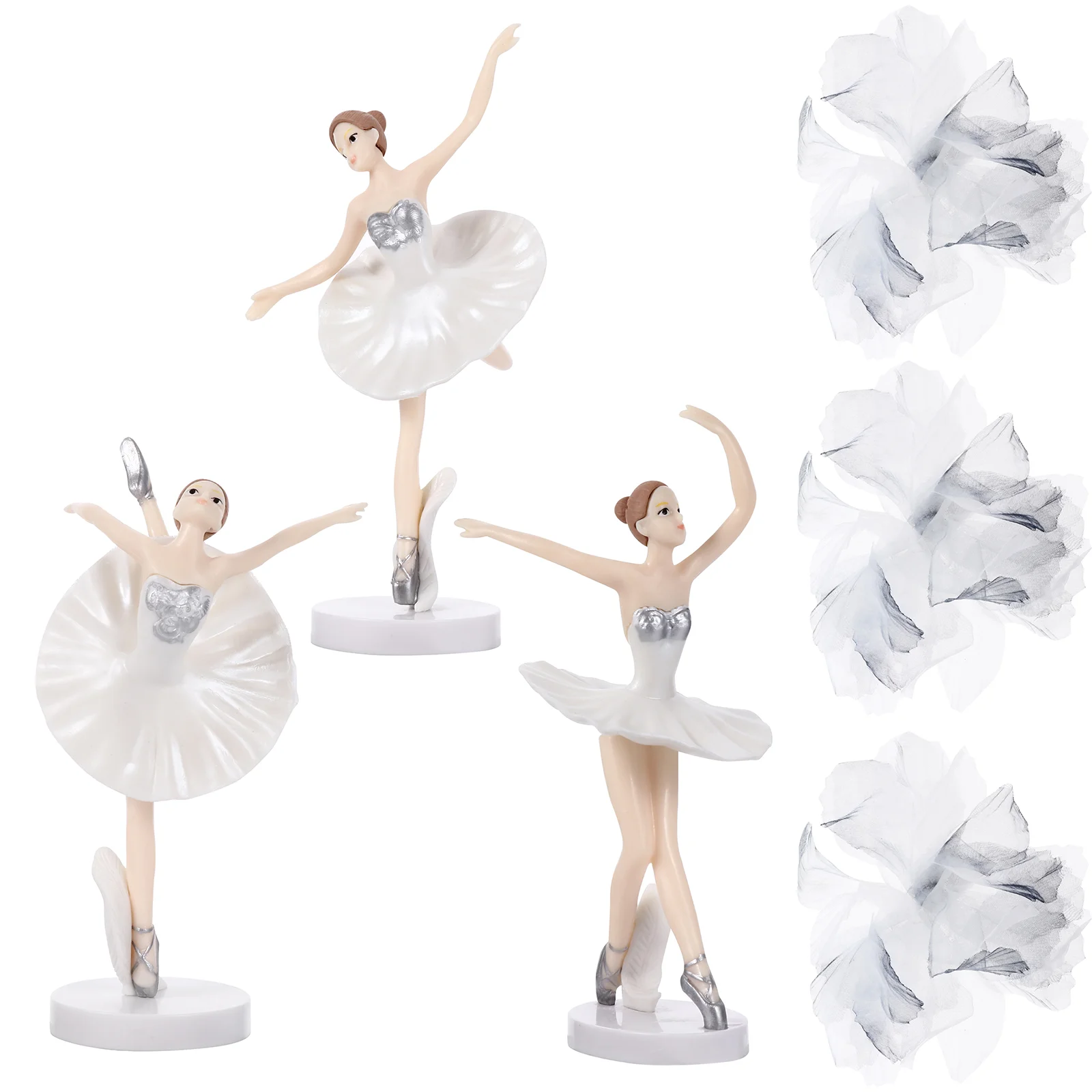 

Figurine Ballet Girl Cake Statue Figurines Christmas Ornaments Decoration Birthday Toppers Fairy Wedding Dancingtopper Figures