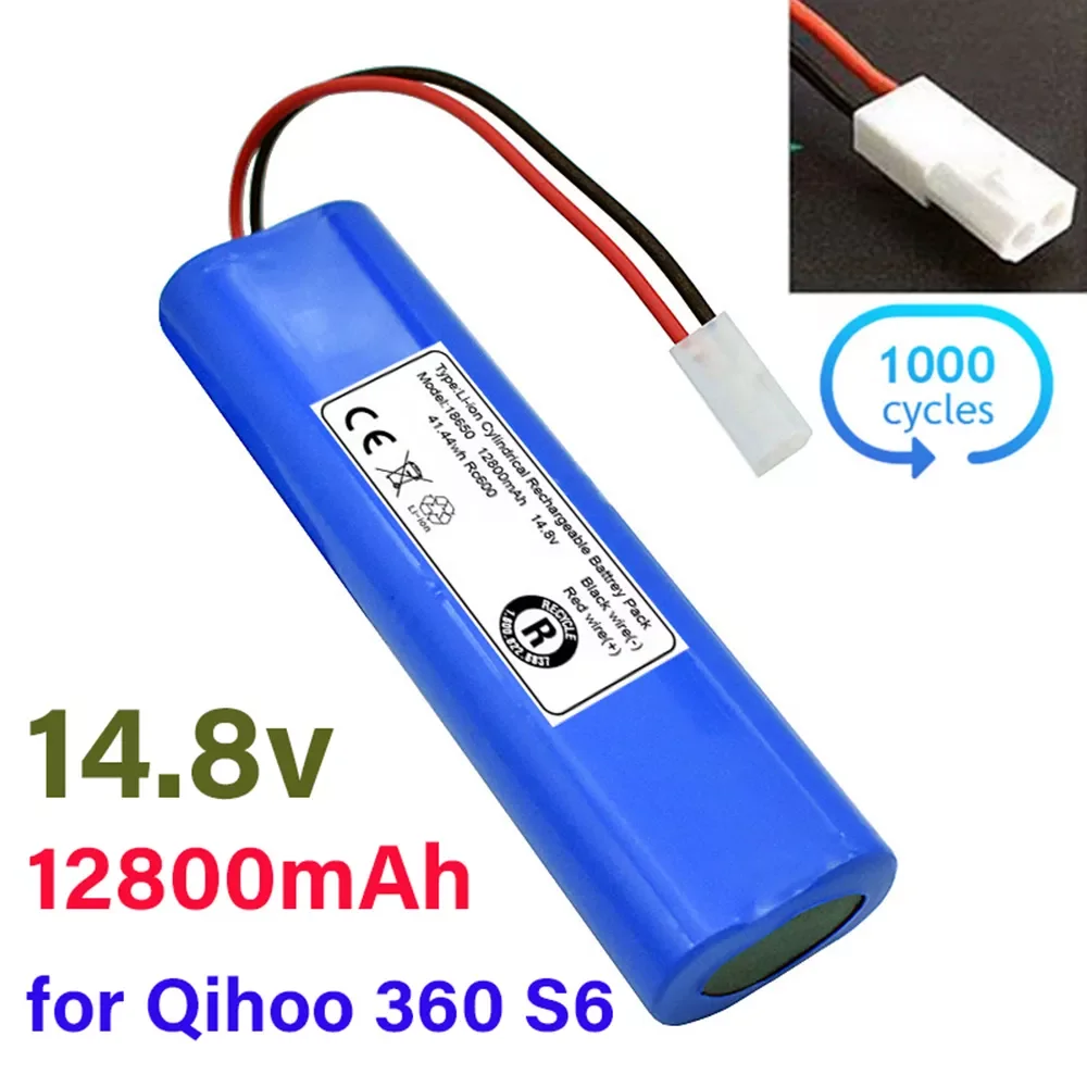 

Новый аккумулятор большой емкости 14,8 в для Qihoo 360 S6, аксессуары для роботов, запасные батареи