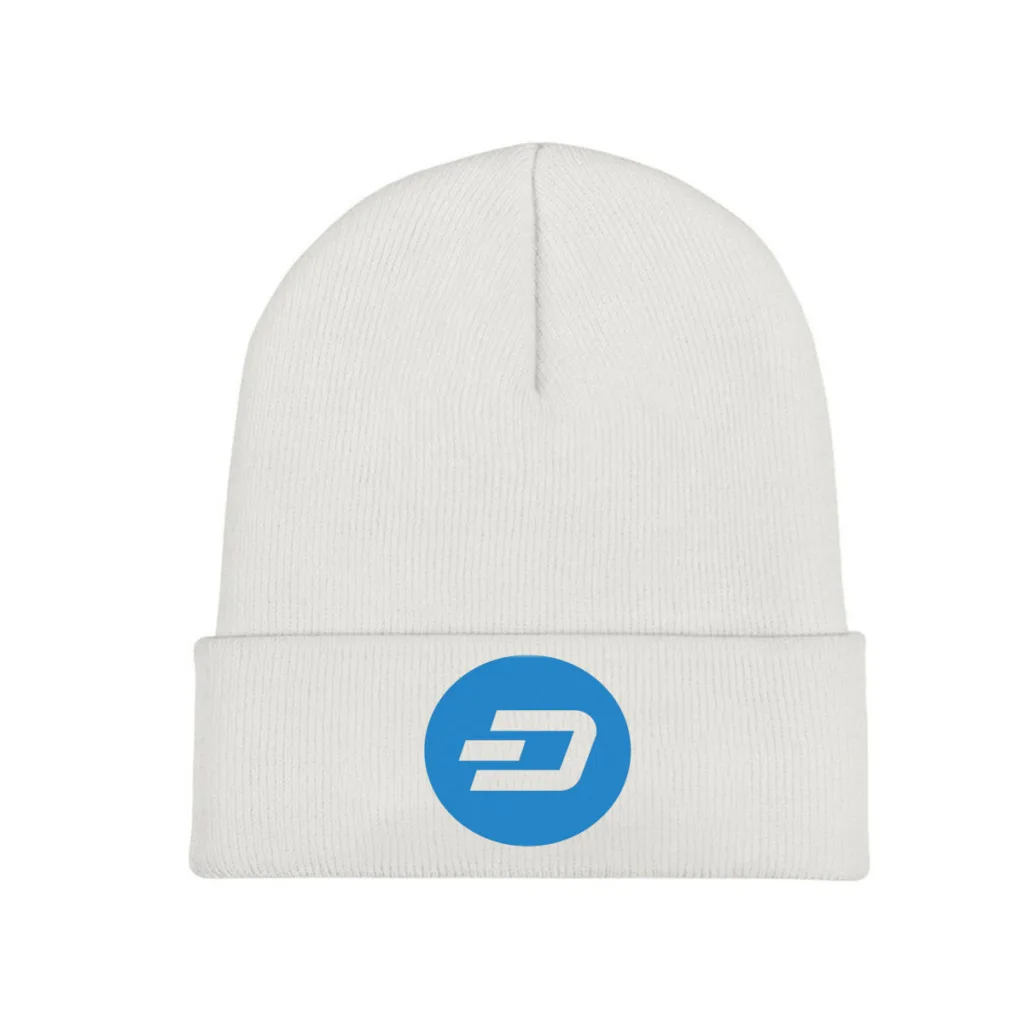 

Blue DASH Virtual Digital Currency Knitting Knitted Hat Beanie Caps Skullies Beanies Ski Cap Soft Bonnet Hats Winter Warm