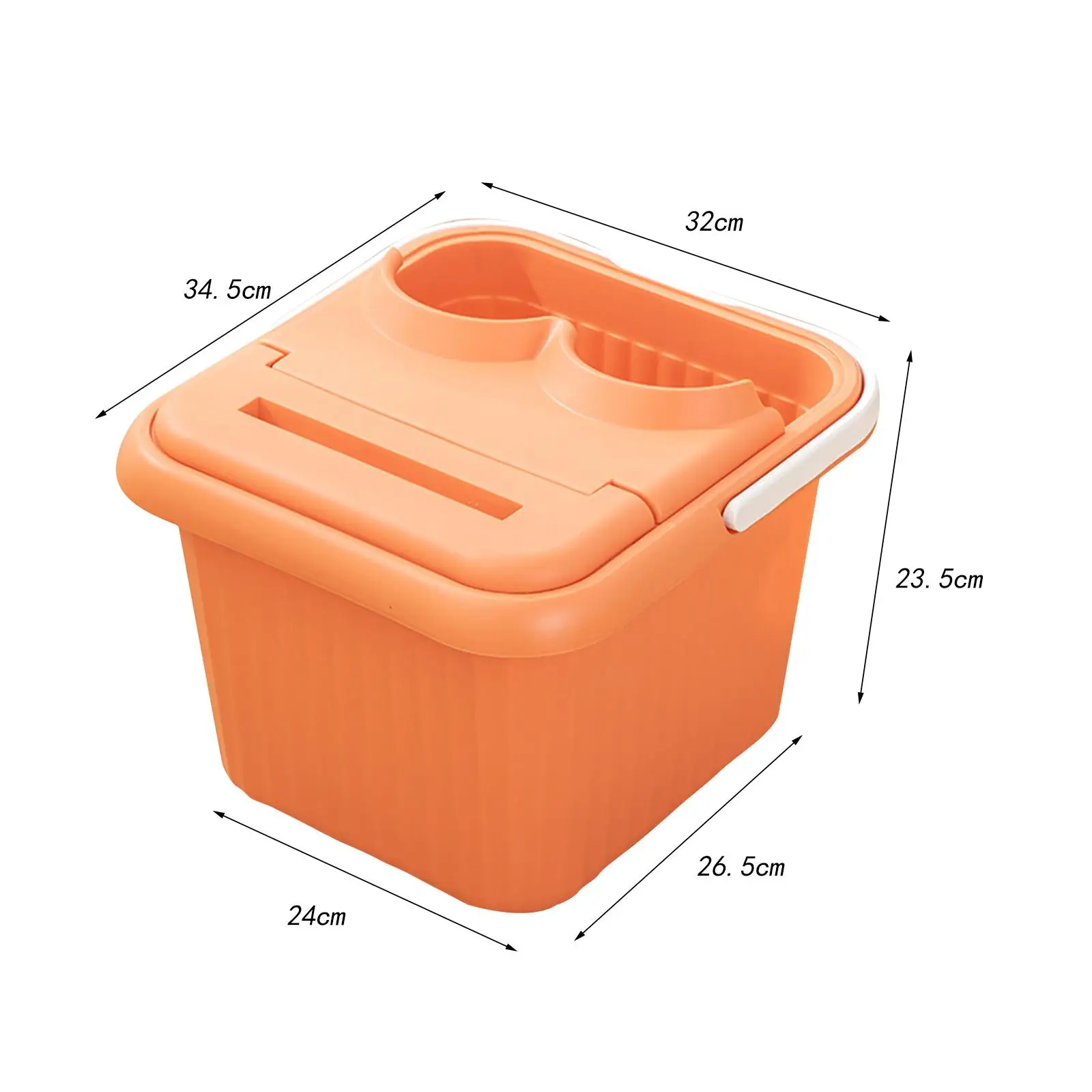 Ванна для ног замачивания утолщенная раковина с глубиной 23 5 см ведро кемпинга