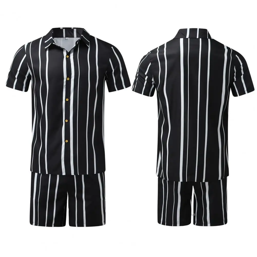 

2 шт./комплект, мужские летние шорты и рубашка