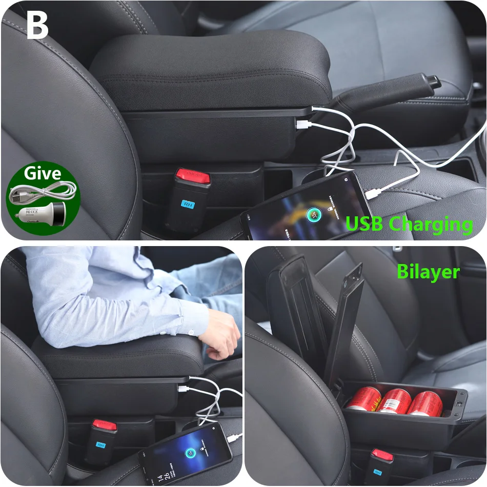 Подлокотник для Citroen C1 Peugeot 107 Toyota Aygo BJ