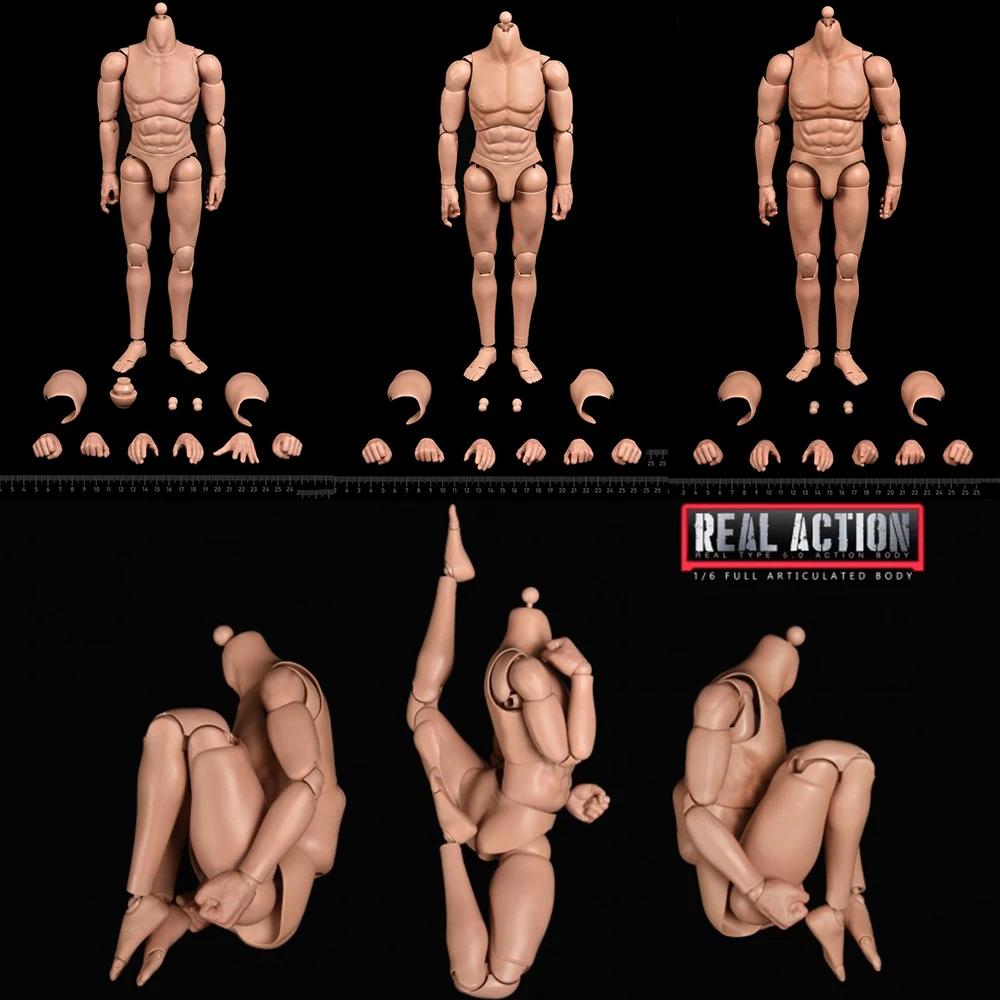 

Солдатская история SSA-001 002 003 масштаб 1/6 сменная Шея мужской шарнир 12 дюймов солдатское тело стандартная Гибкая экшн-фигурка для мышц