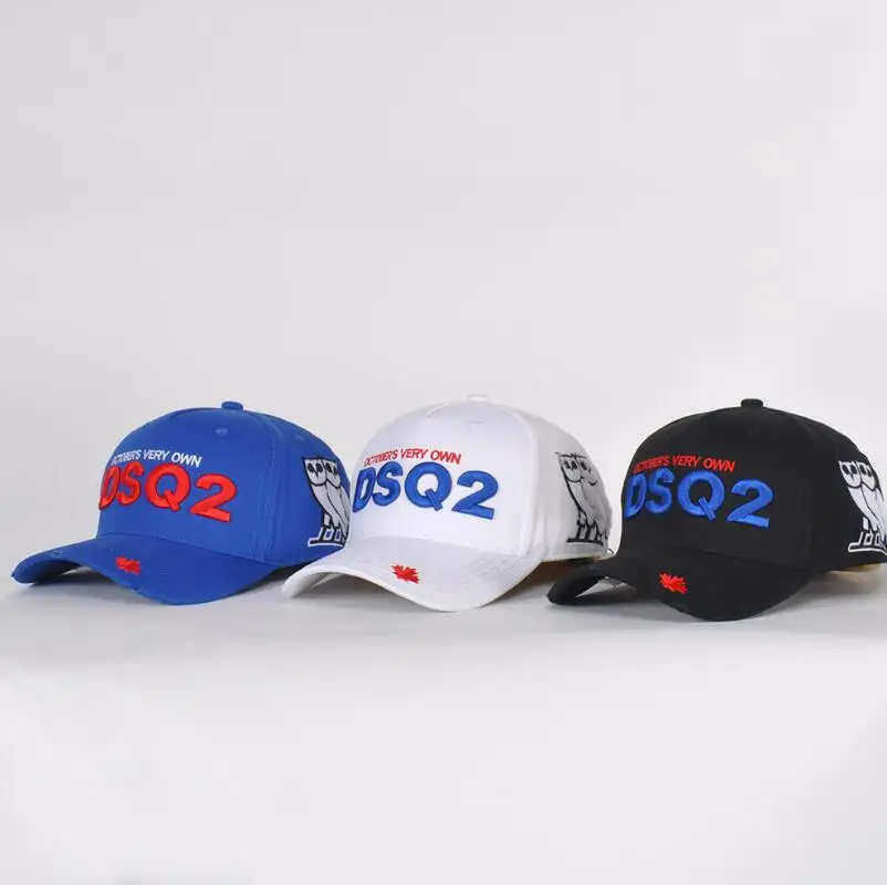 

ICON Baseball Caps Cotton DSQ2 Letters High Quality Cap Men Women Embroidery Design Hat Trucker Hat Snapback Cap Dad Hats