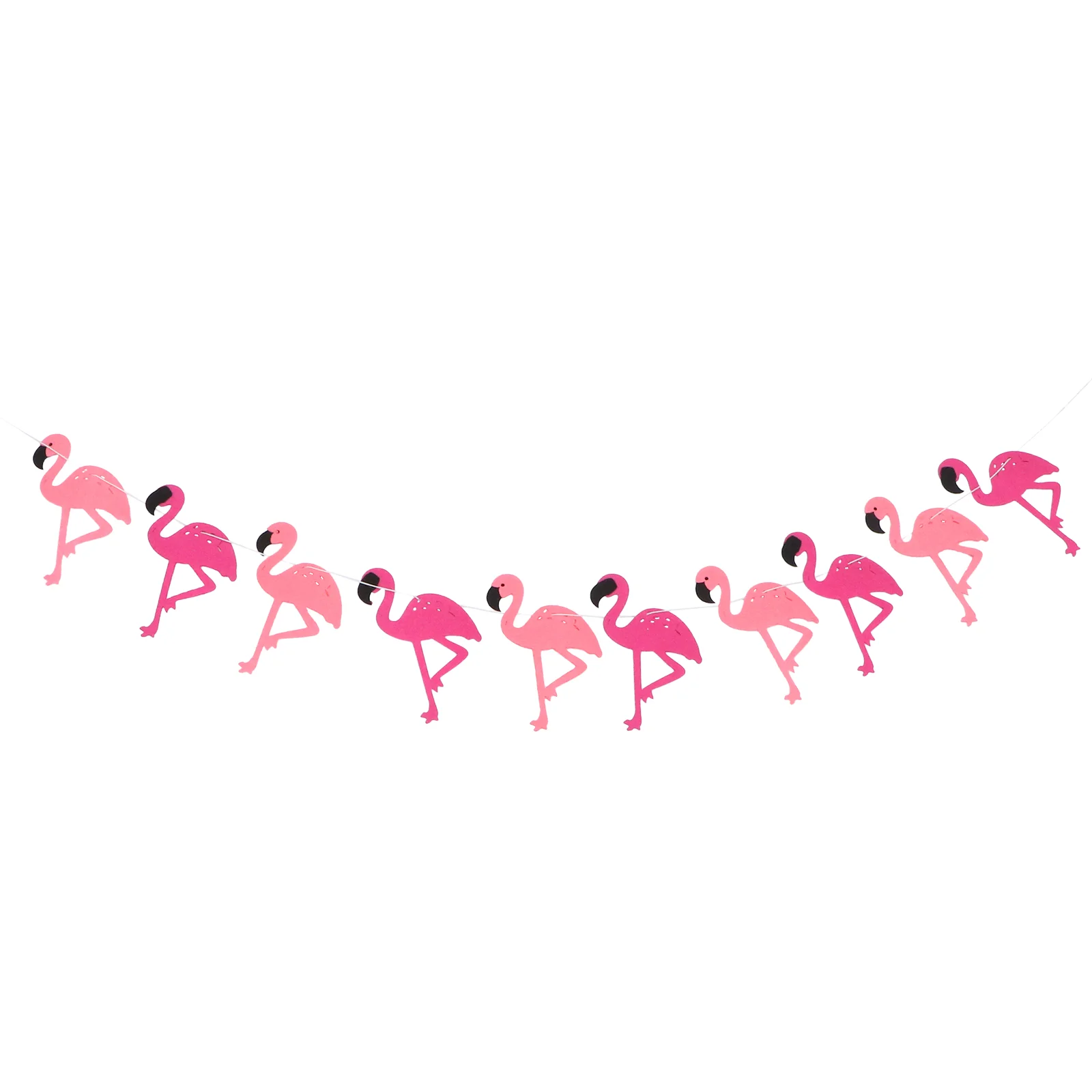 

Hawaii Party Decoration Flamingo Bunting Banner Decorative Nonwovens Banner Hanging Garland Party Supplies