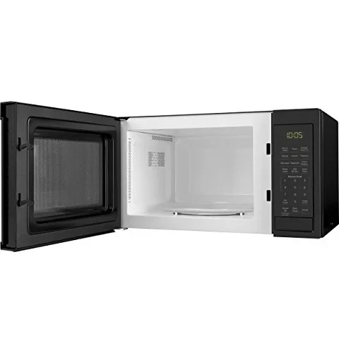 

0.9 Cubic Foot Capacity Countertop Microwave Oven, Black, JES1095DMBB