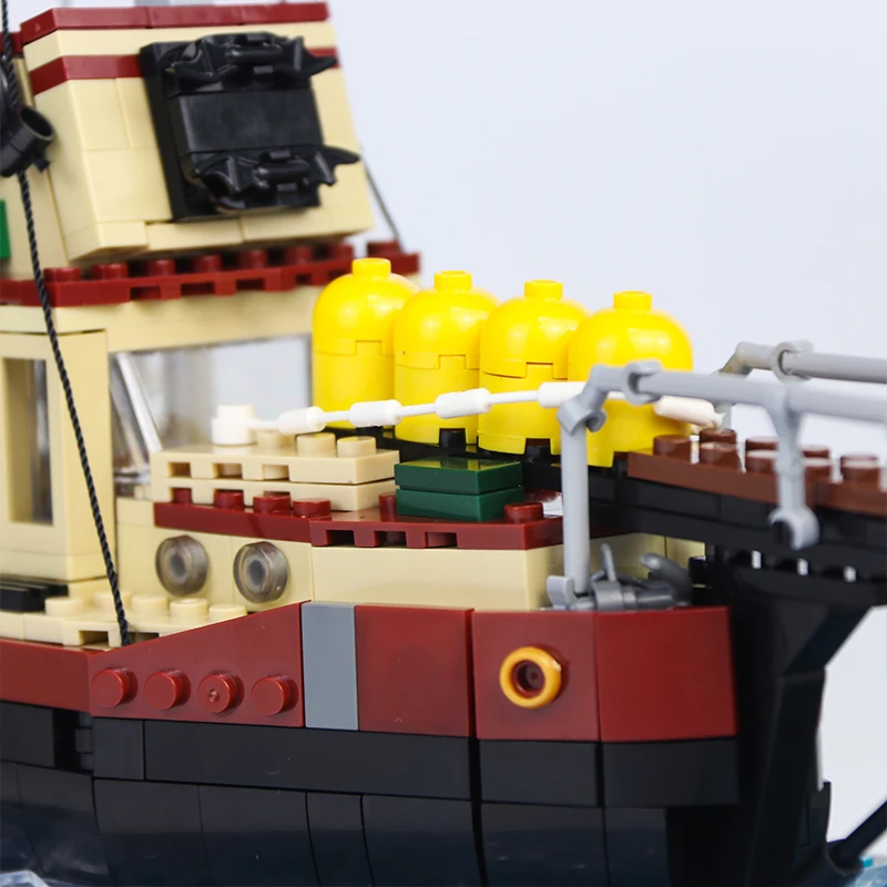 Модель корабля MOC орка-Челюсти модель сделай сам сборные строительные блоки с