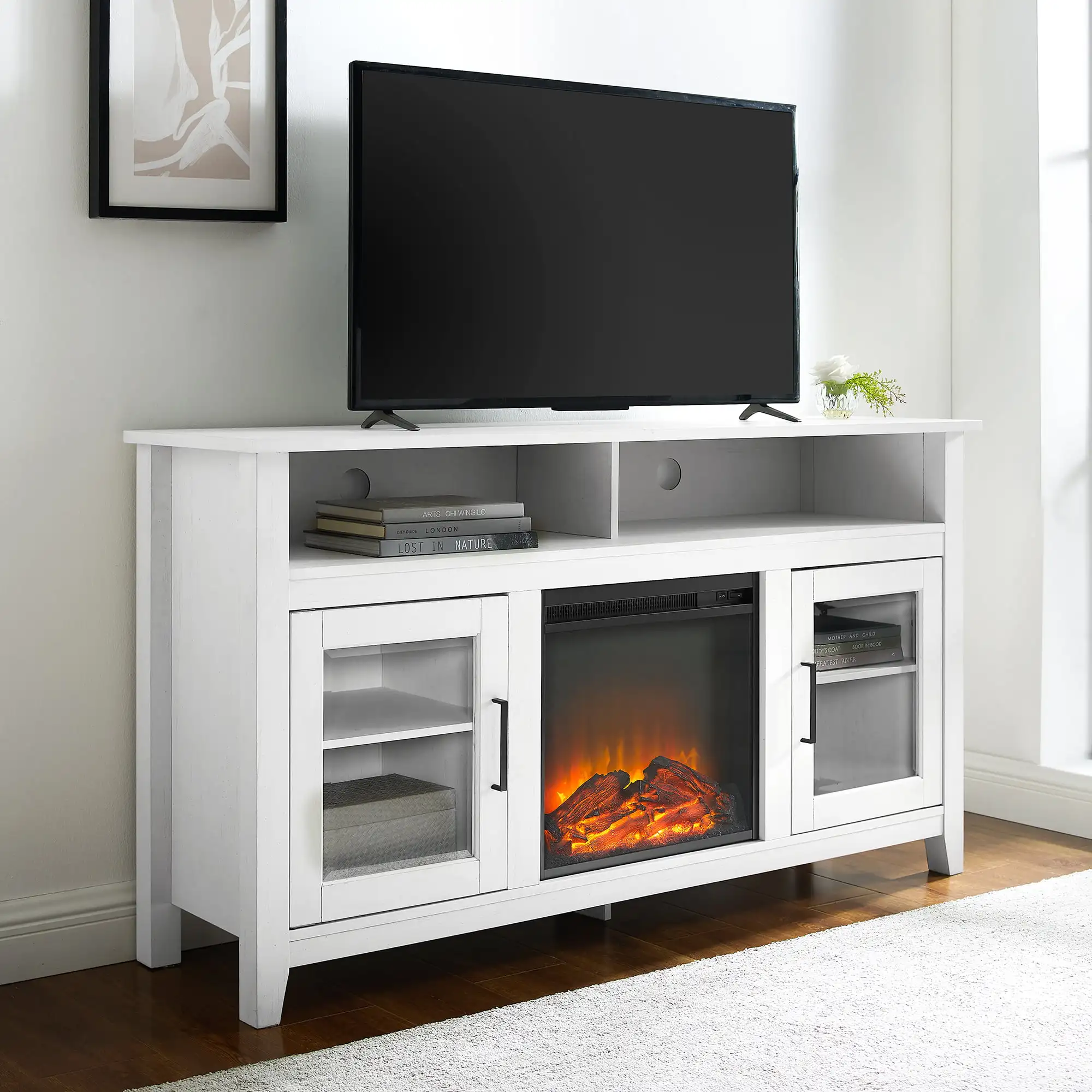 List of Top 5 Best  tv stand with fireplace Available in 2022