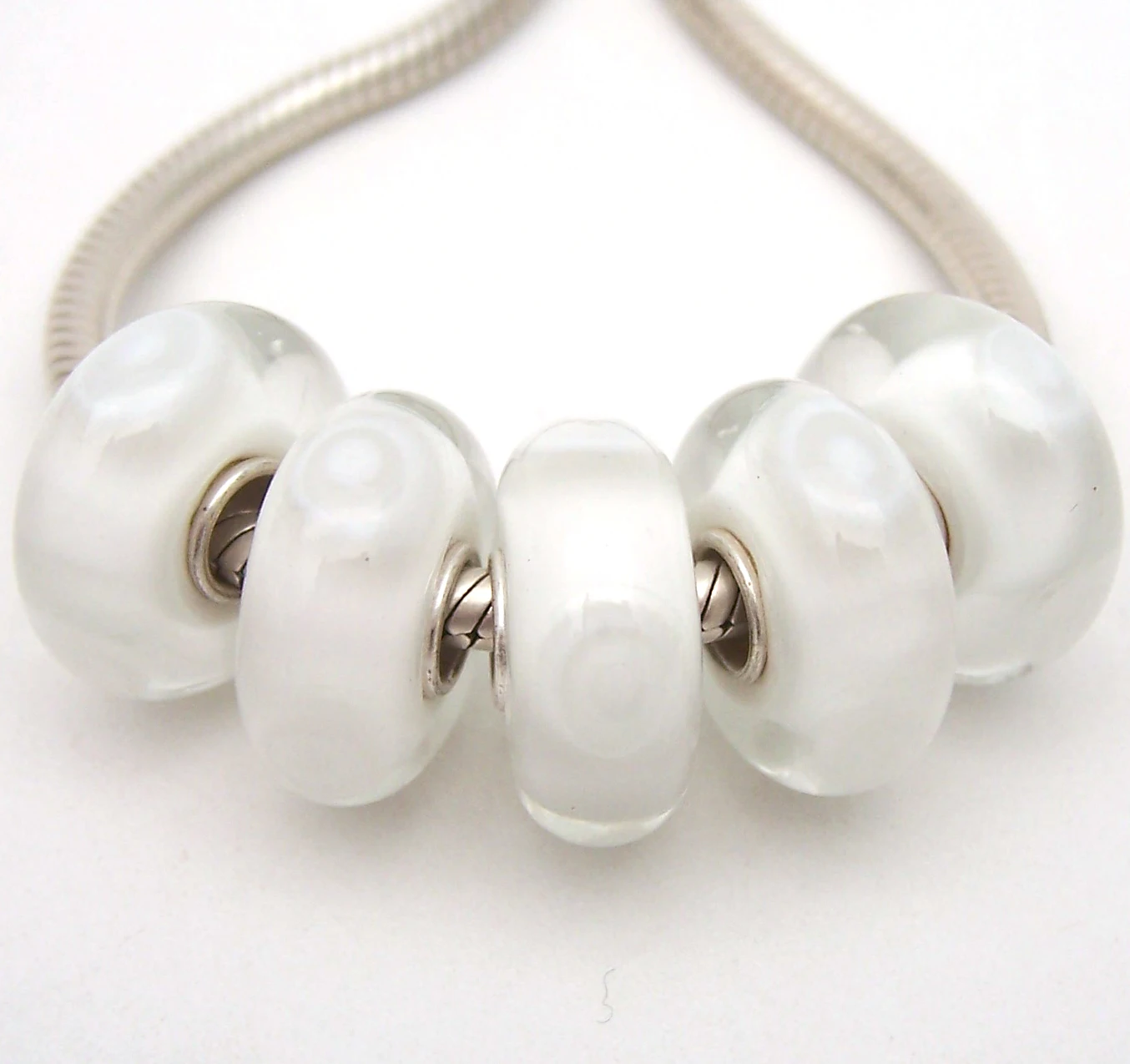 

YG1163 5X 100% Authenticity S925 Sterling Silver Beads Murano Glassbeads beads Fit European Charms Bracelet diy jewelry Lampwork