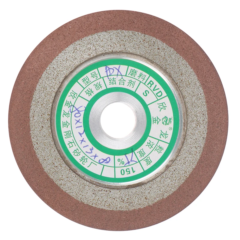 

150 Grit Cutting Deburring One Side Tapered Diamond Grinding Wheel 80*12*13*8CM