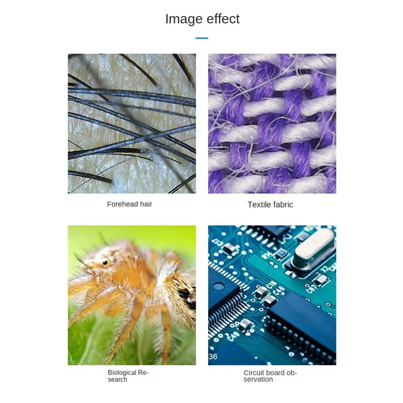 Цифровой USB-микроскоп с увеличением от 50X до 1000X эндоскоп металлической