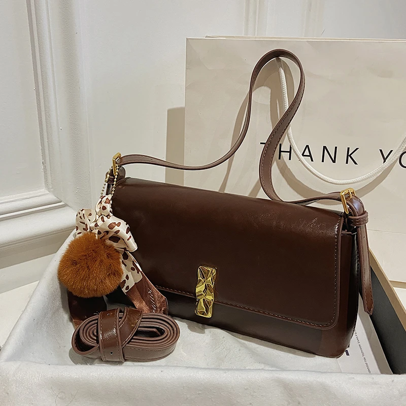 

Bag female 2022 new tide niche women's bags summer bags female crossbody bag leather women's bags hundred single shoulder bag fe