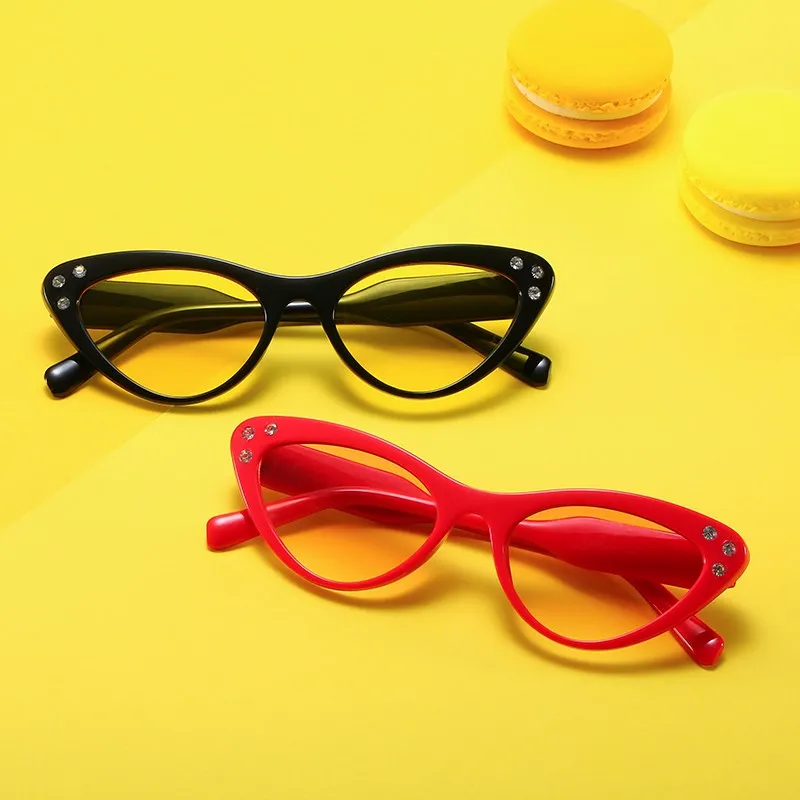 

Детские солнцезащитные очки «кошачий глаз», классические модные декоративные солнцезащитные очки для девочек и мальчиков, дизайнерские со...