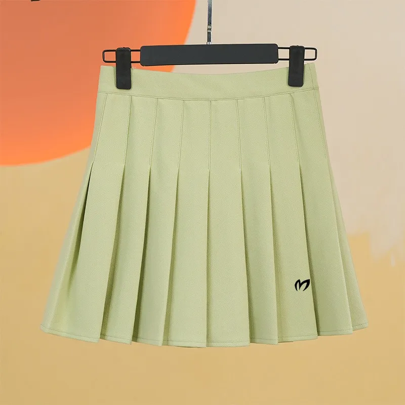 

Spring Summer Autumn Women's Golf A-line Skirt High Quality Ladies High Waist elastic Pleated Skirt Fashion Golf Tennis Skirt