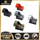 Коллиматор MAGORUI, цветной коллиматор RMR SRO Red Dot, для прицельного прицела винтовки, подходит для охотничьей винтовки 20 мм