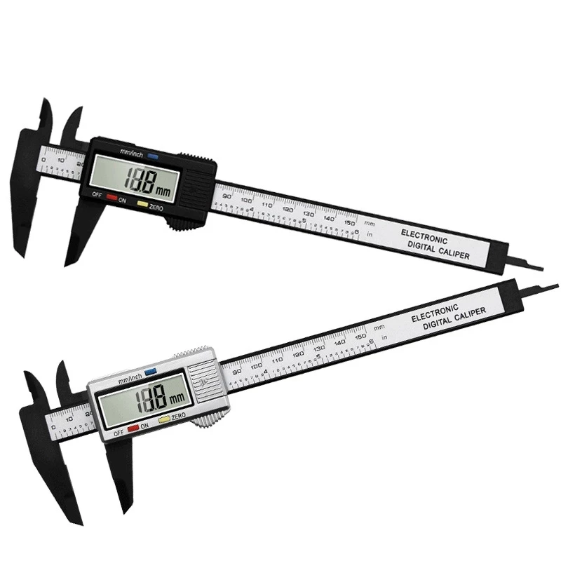 

150Mm Batterij Tattoo Wenkbrauw Heerser Digitale Elektronische Schuifmaat Meten Lcd Microblading Micrometer Meting Betekent