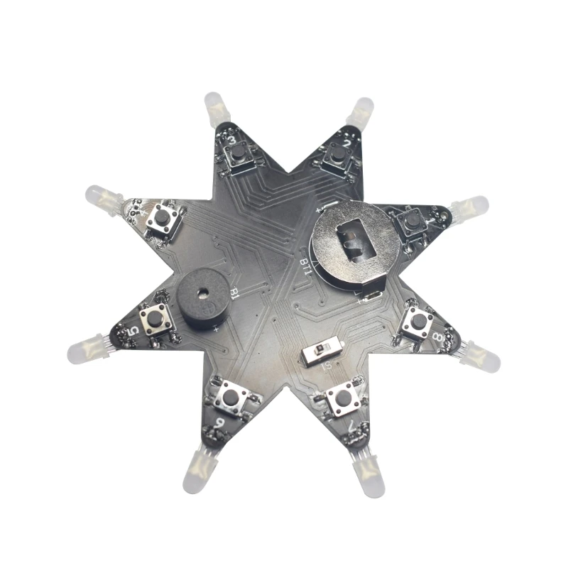 

OctagonalStar Shape Music Box Electronic Organ Keyboard Christmas Tree Decors DropShip